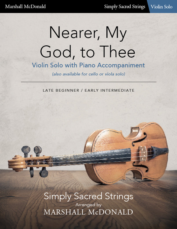 Nearer My God to Thee (simple violin)