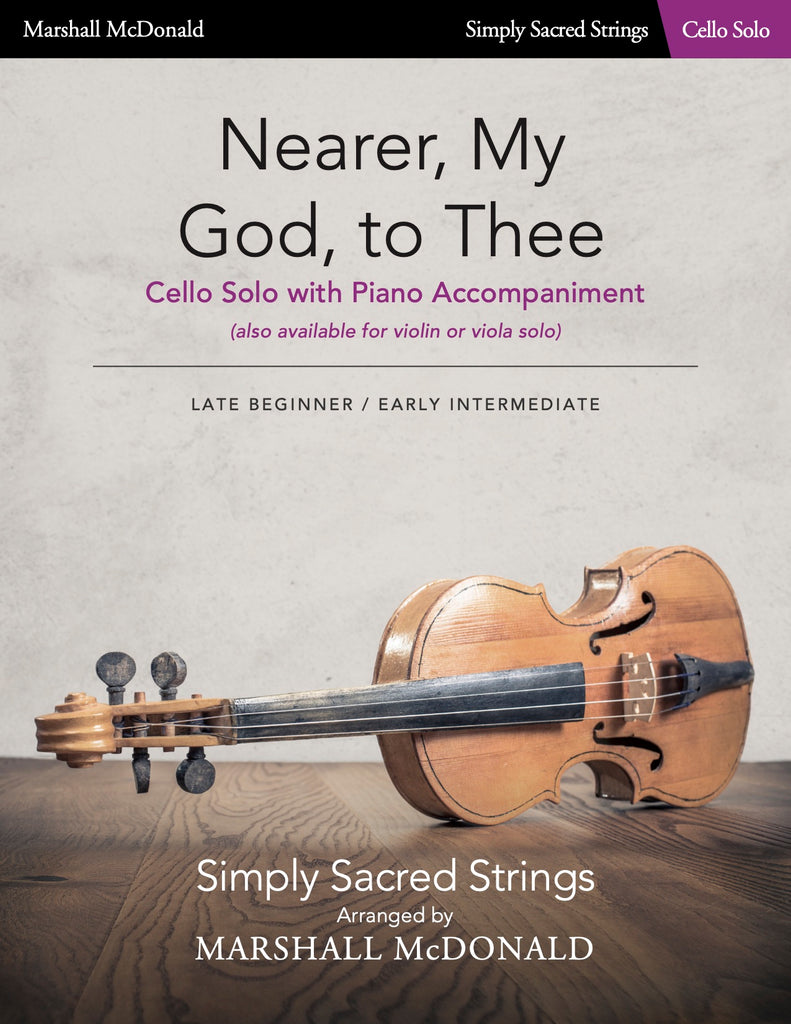 Nearer, My God, to Thee (simple cello)