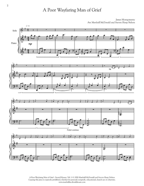 Sacred Hymns, Vol. 1 (violin with piano accompaniment) - Marshall ...
