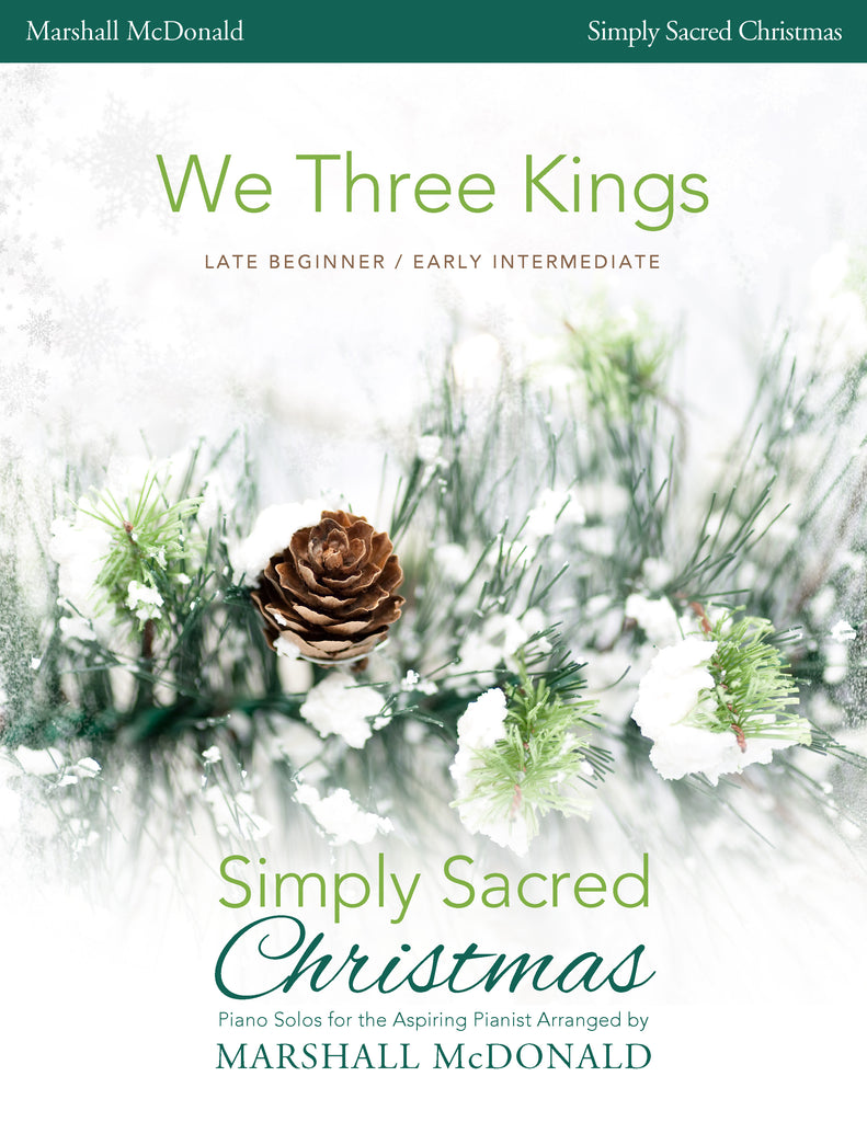 We Three Kings (simple piano)