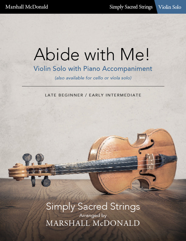 Abide with Me! (simple violin)