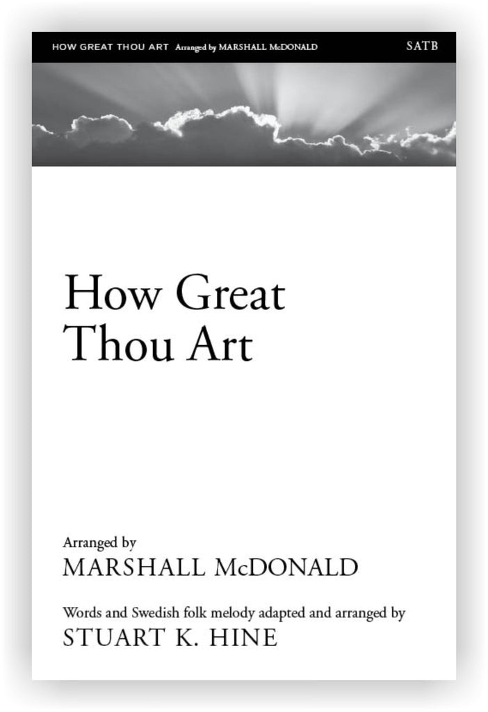 How Great Thou Art (choral SATB)