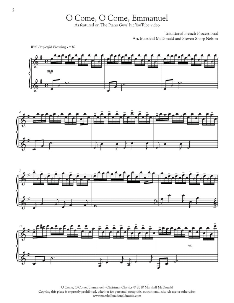 O Come, O Come, Emmanuel (piano)
