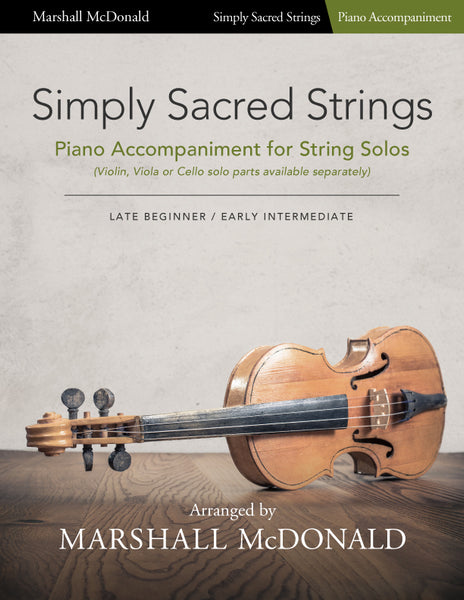 Simply Sacred Strings (cello with piano accompaniment) - Marshall