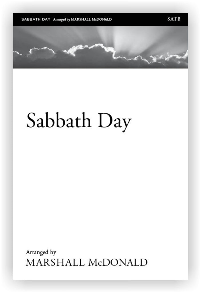 Sabbath Day (choral SATB with PIANO)