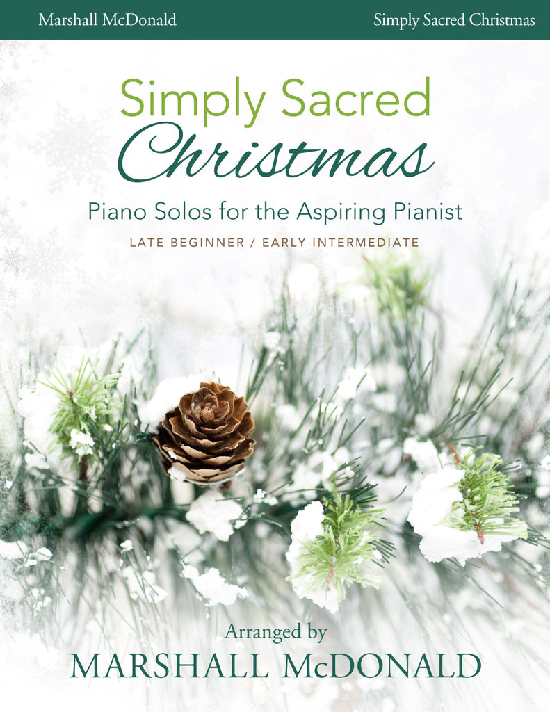Simply Sacred Christmas (piano solo book)