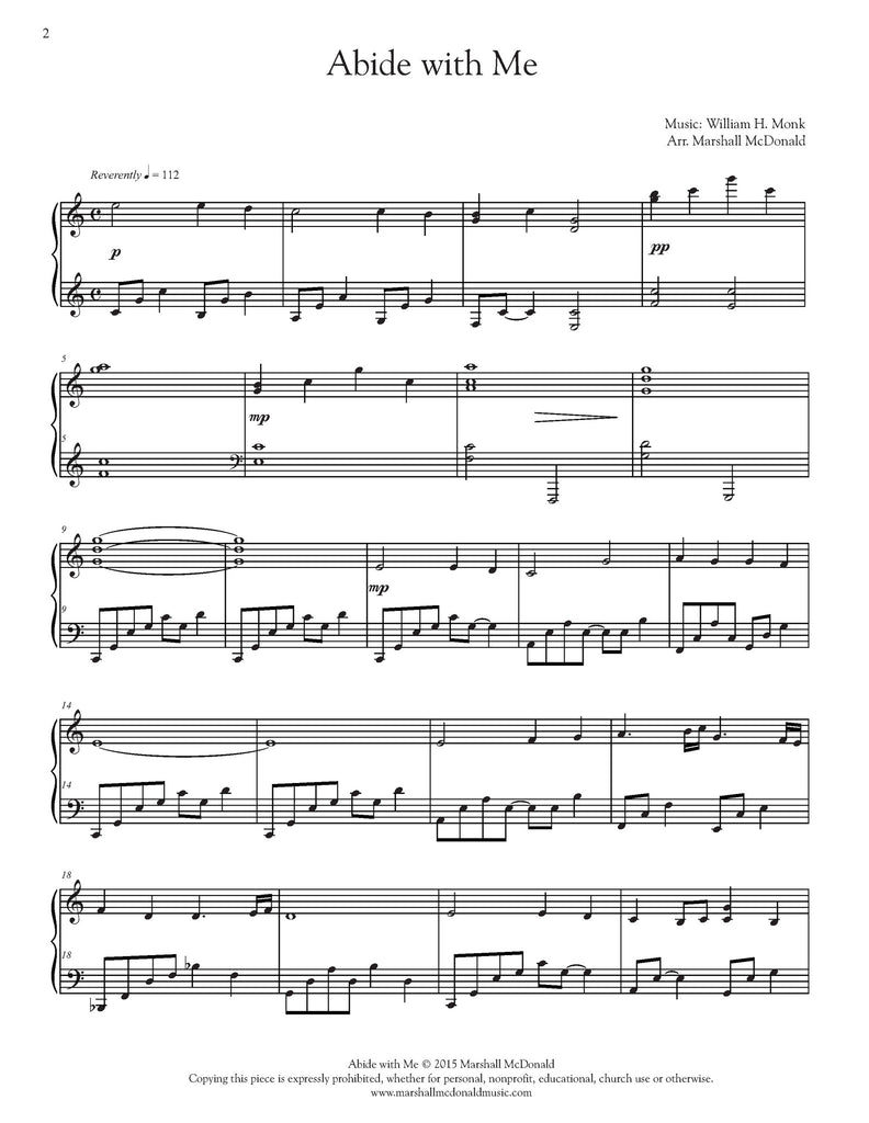 Abide with Me (piano solo book)