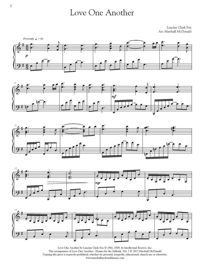 Love One Another (piano)