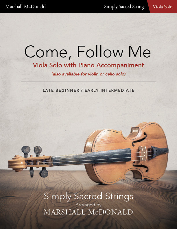 Come, Follow Me (simple viola)