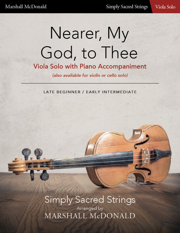 Nearer, My God, To Thee (simple viola)