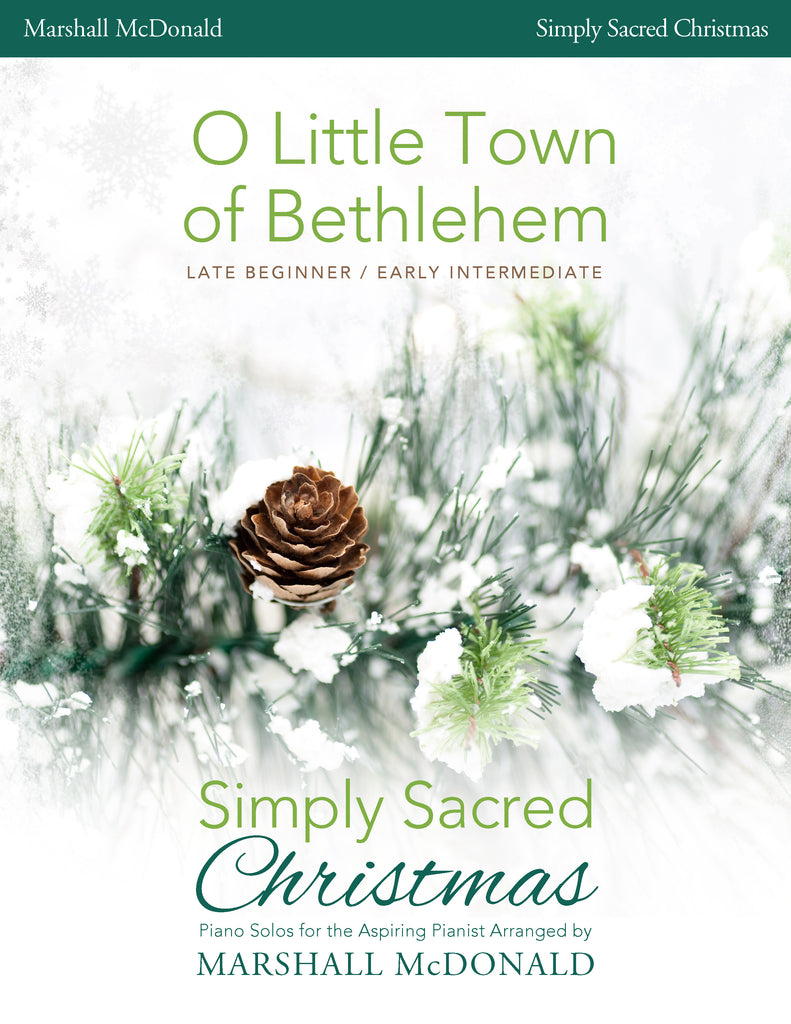 O Little Town of Bethlehem (simple piano)
