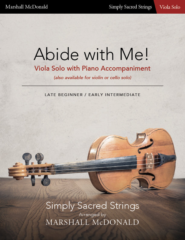 Abide with Me! (simple viola)