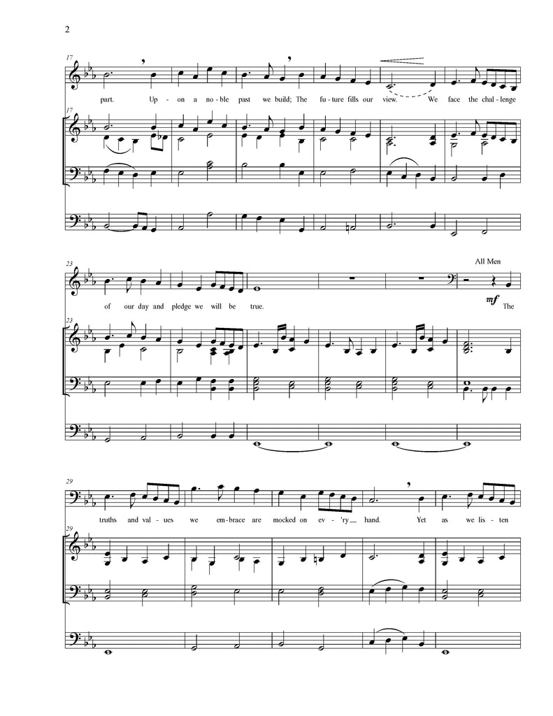 As Zion's Youth in Latter Days and The Iron Rod (choral SATB with ORGAN)