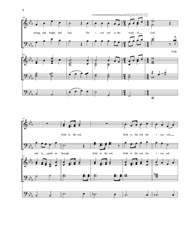 As Zion's Youth in Latter Days and The Iron Rod (choral SATB with ORGAN)