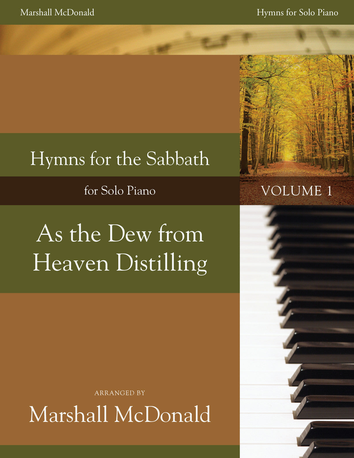 As the Dew from Heaven Distilling (piano) - Marshall McDonald Music