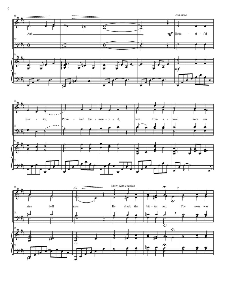 Beautiful Savior (choral SATB)