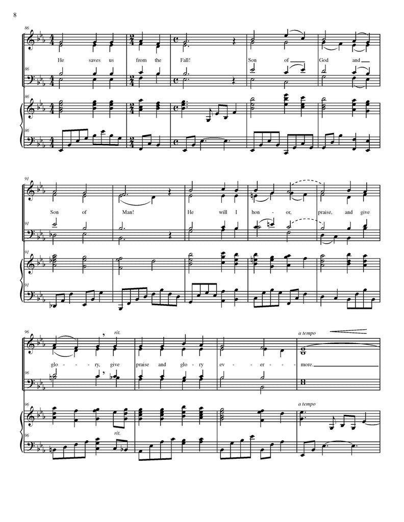 Beautiful Savior - Christmas version (choral SATB)