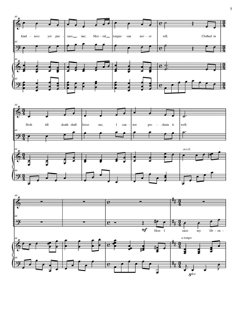 Come, Thou Fount of Every Blessing (choral SATB)