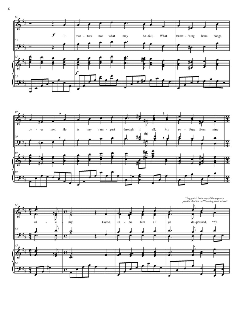 Come unto Him (choral SATB)
