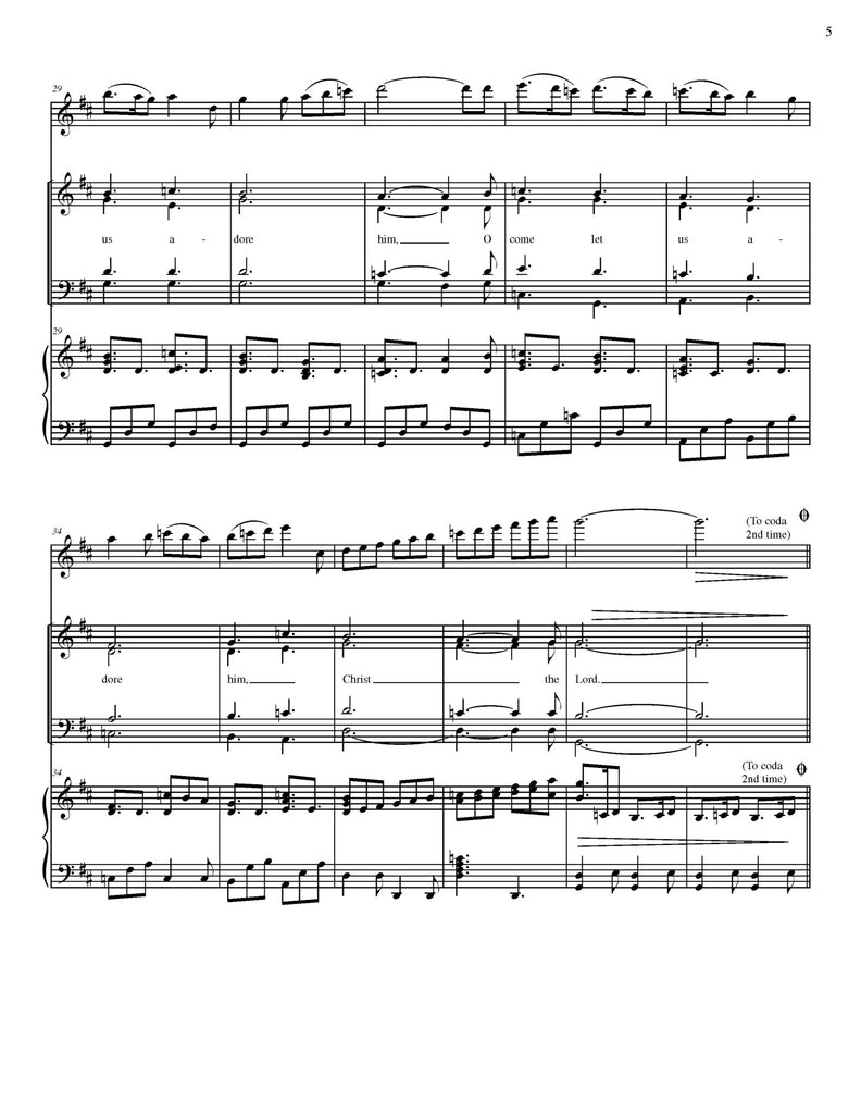 Gesu Bambino (choral SATB)