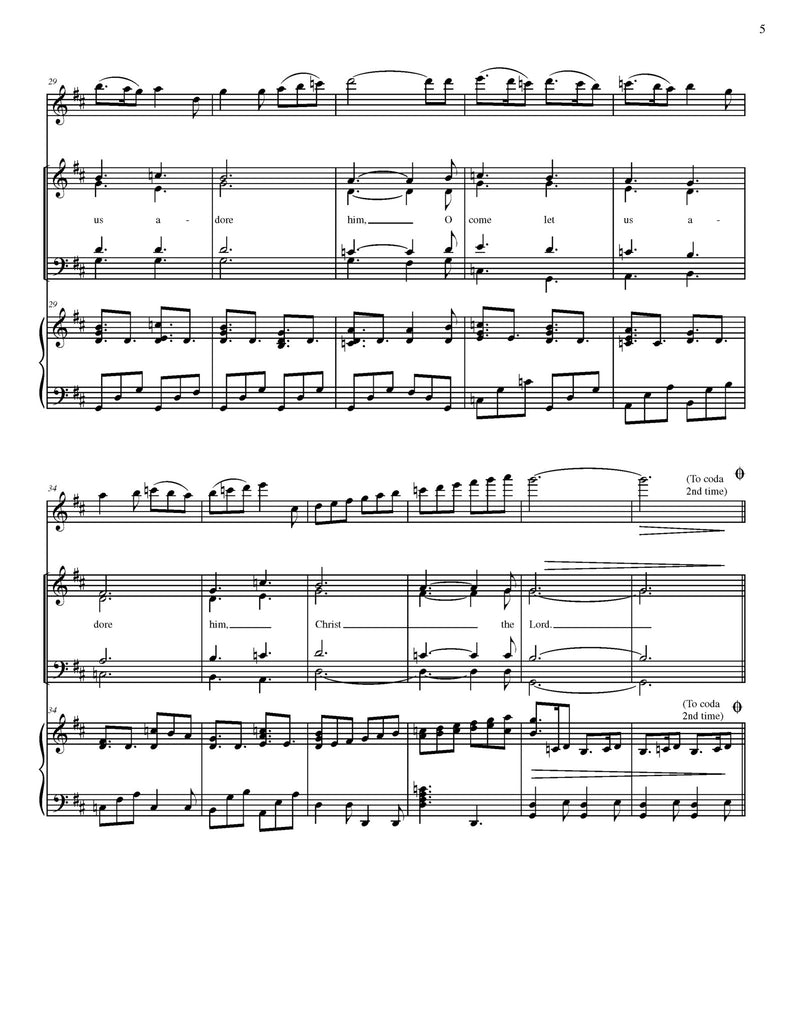 Gesu Bambino (choral SATB)