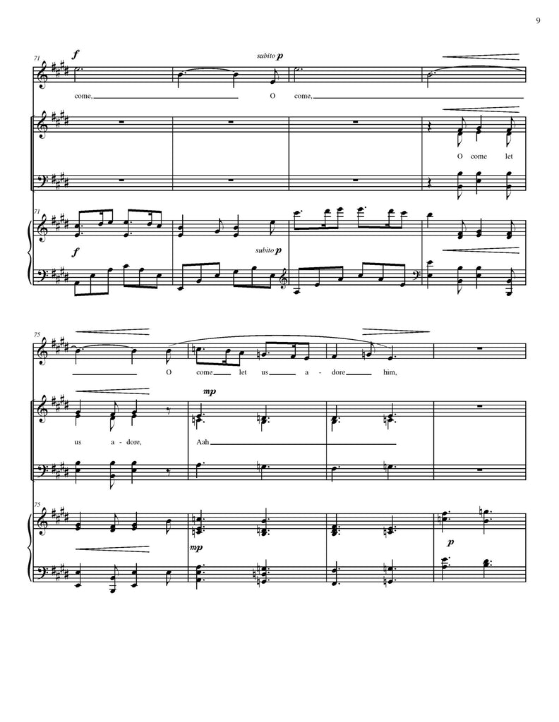 Gesu Bambino (choral SATB)