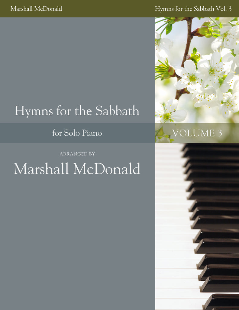 Hymns for the Sabbath, Vol. 3 (piano solo book)