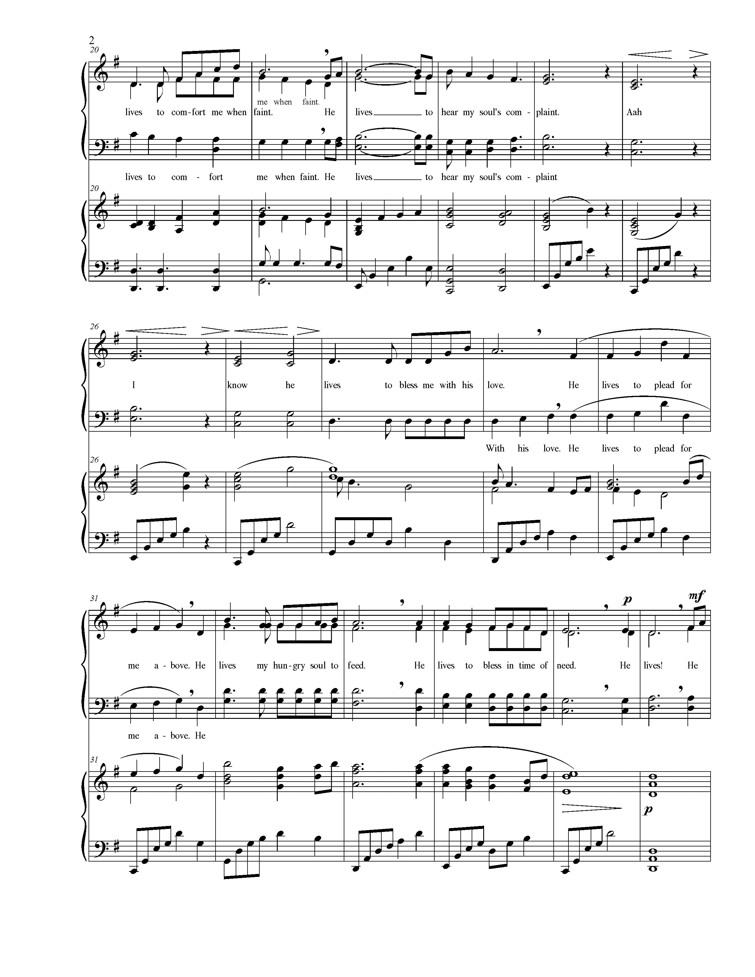 I Know that My Redeemer Lives (choral SATB) - Marshall McDonald Music