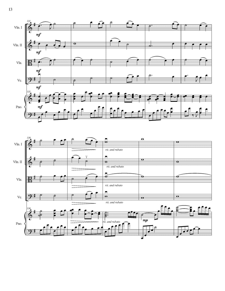 If You Could Hie to Kolob (string quartet)