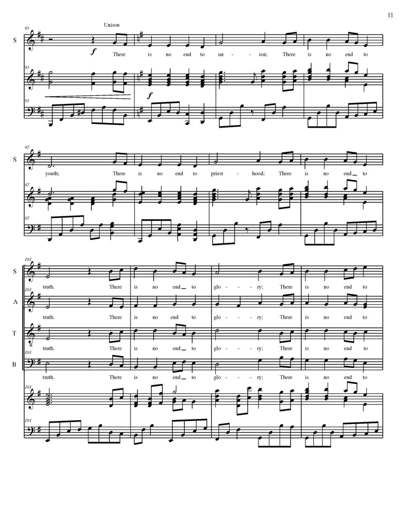 If You Could Hie to Kolob (choral SATB)