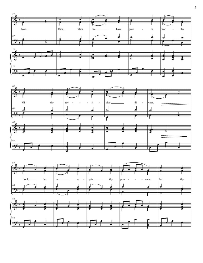 In Humility, Our Savior (choral SATB)