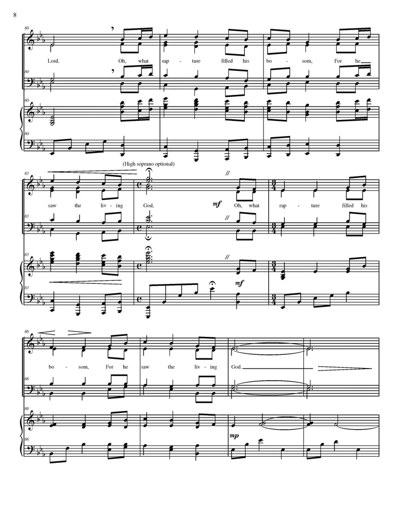 Joseph Smith's First Prayer (tune of Come, Thou Fount of Every Blessing) (choral SATB)
