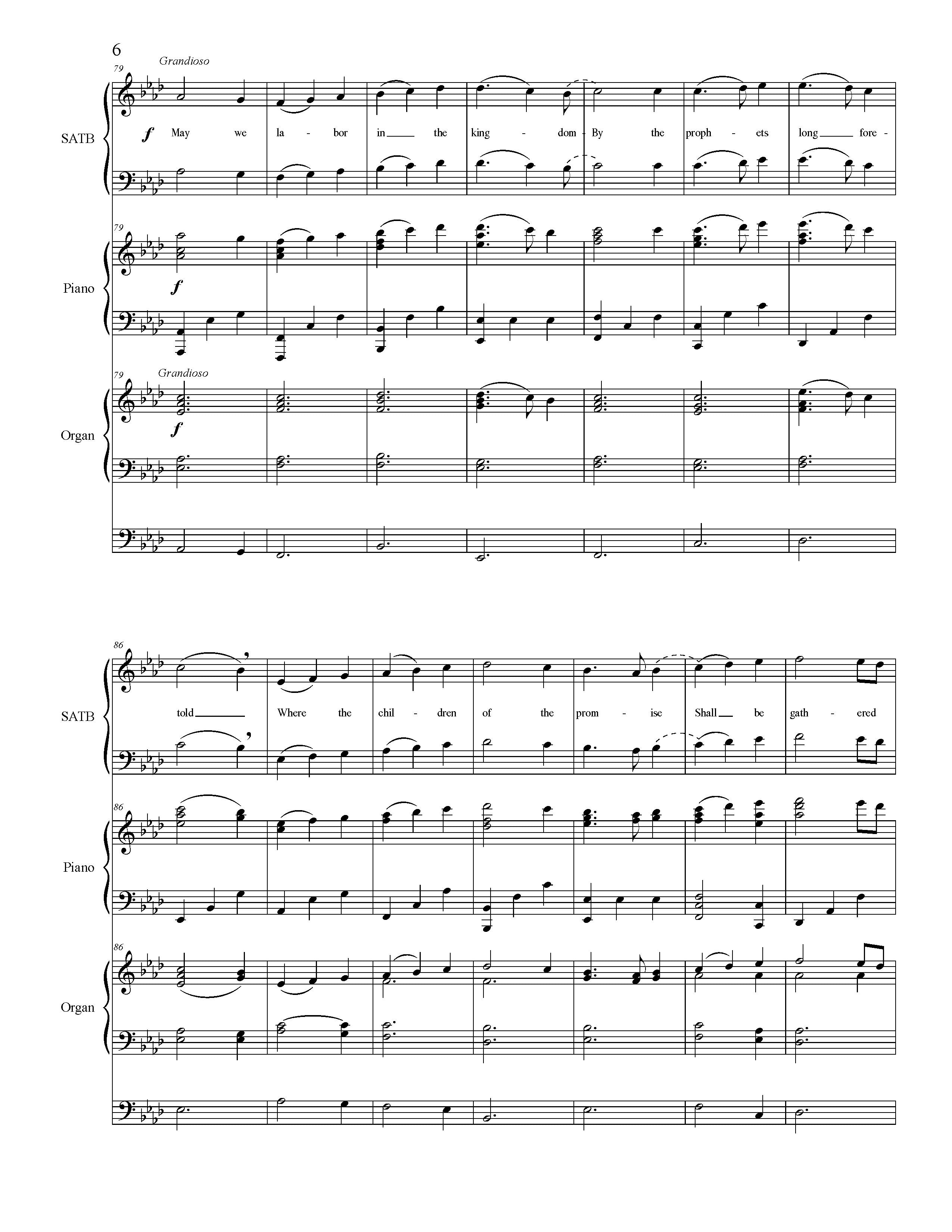 On This Day of Joy and Gladness (choral SATB) - Marshall McDonald