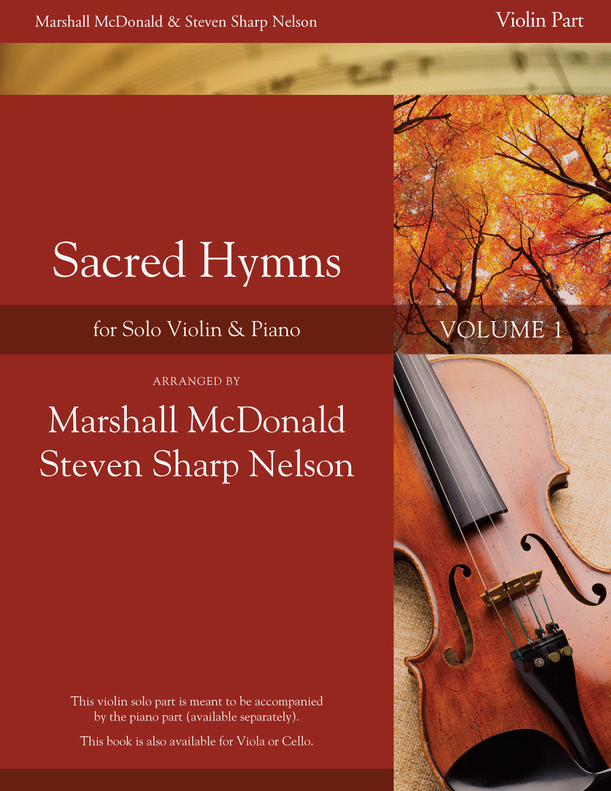 Sacred Hymns, 1 (violin with accompaniment) Marshall McDonald