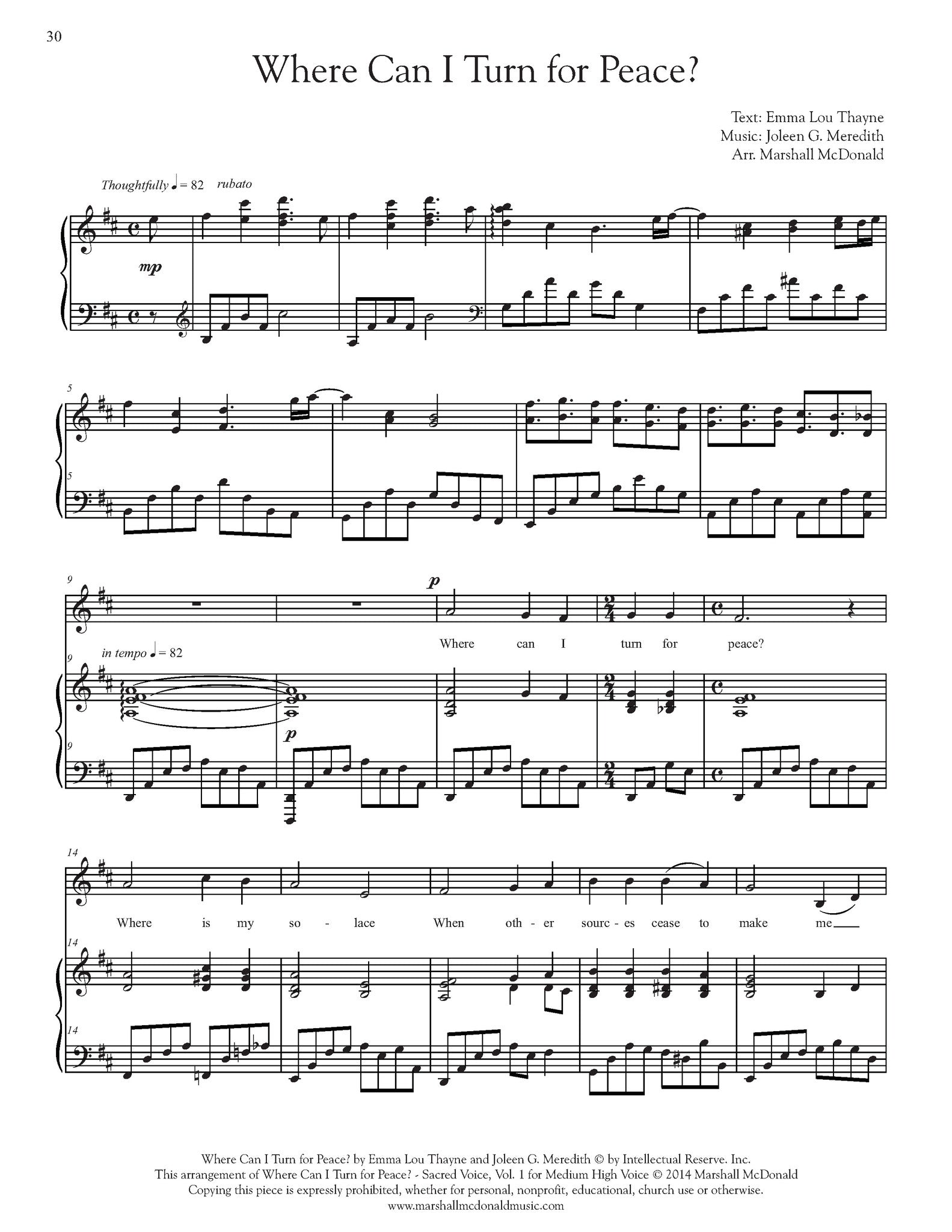 Sacred Voice, Vol. 1 for Medium HIGH Voice (sheet music book